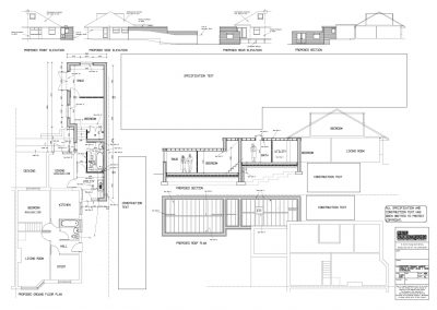 Building regulations drawing