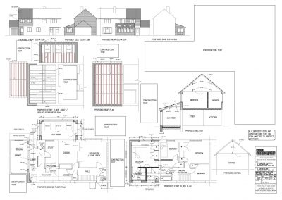 Building regulations drawing