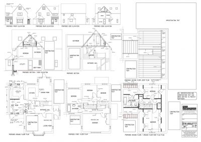 Building regulations drawing